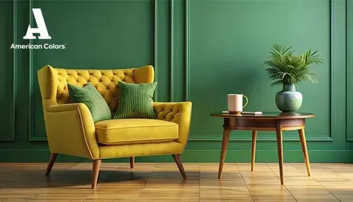 Habitación estilo vintage: tonos de pintura suave como base del diseño